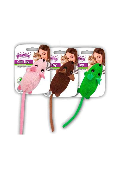 Pawise Mouse Cat Toy Pack Of 8