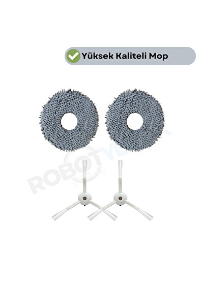 robotyedek Roborock Q Revo MaxV / Pro / S - Set de perie laterală și mop comp...