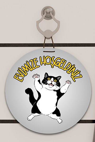 Dormot Home Digital Print Grey, Spiny Fish Pattern Door Ornament, Wall Ornament