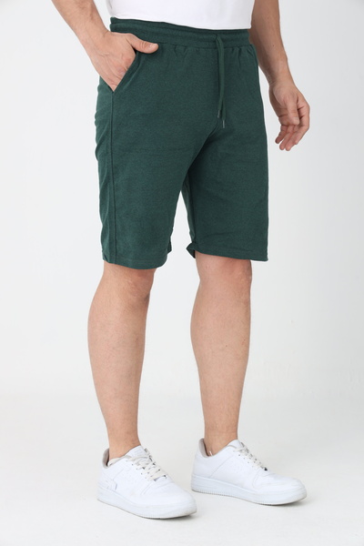 Lukitus Ανδρικό βαμβακερό χτενισμένο σορτς κανονική εφαρμογή