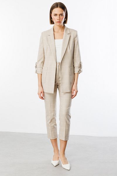 Ekol Plaid Short Leg Trousers