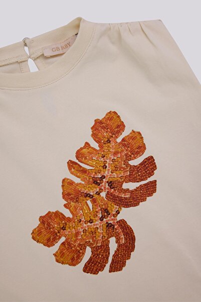 GB Baby Bg Store Baby Girl Ecru Undershirt