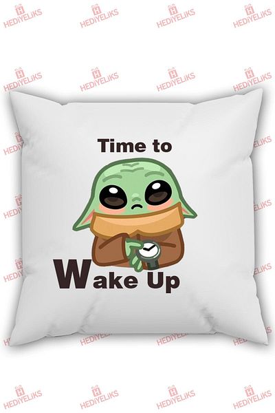 HEDİYELİKS Grogu Star Wars Sleeping Themed Gift Pillow