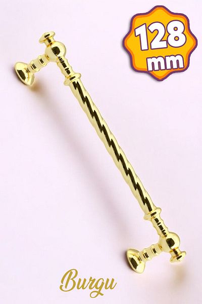 Badem10 Dulap cu sertar pentru mobilier din metal Golden Auger (128MM-12.8CM).