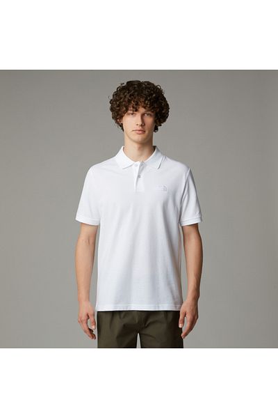 THE NORTH FACE Ανδρικό Essential Regular Polo Neck Λευκό T-Shirt