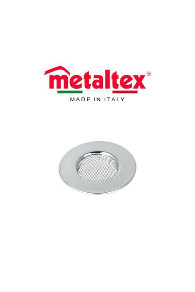 Metaltex Stainless Steel Sink Strainer with Mesh – 7.5cm Diameter