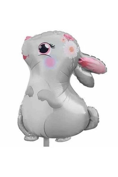parti sürprizi Easter Cute Rabbit Foil Balloon 1 Piece