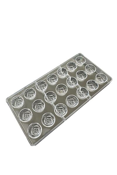 PASTRY PLANET Polycarbonate Chocolate Mold Rose
