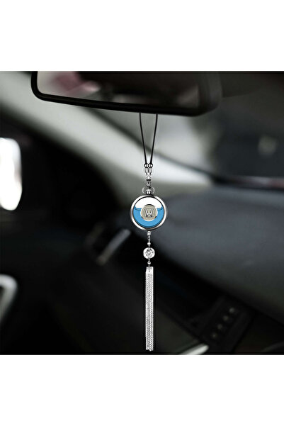 Honda قلادة كريستالية معلقة بشعار - معطر جو للسيارة قابل لإعادة التعبئة (العط...