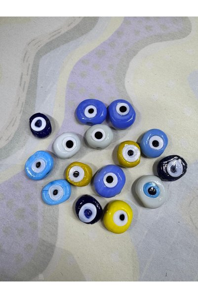 ATÖLYE SAİT Nazarbonğu 15 Pieces of Small Decorative for Decorating Trees
