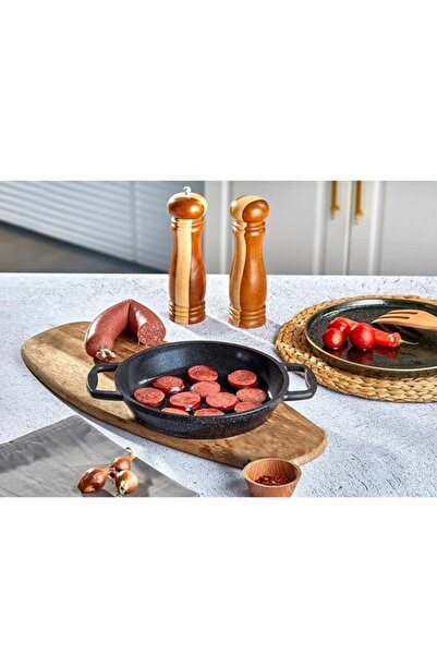 abnturk 20cm içi ve dışı 3 Kat Granit kaplama Taç Döküm Sahan No:20 Siyah Yaş...