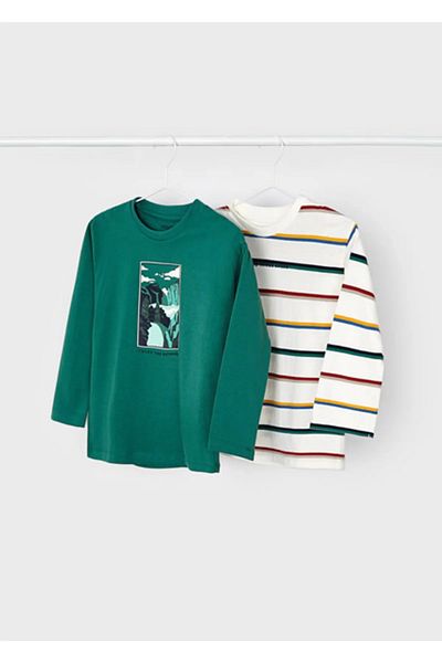MAYORAL tricou cu mânecă lungă pentru băiat, pachet de 2 4030