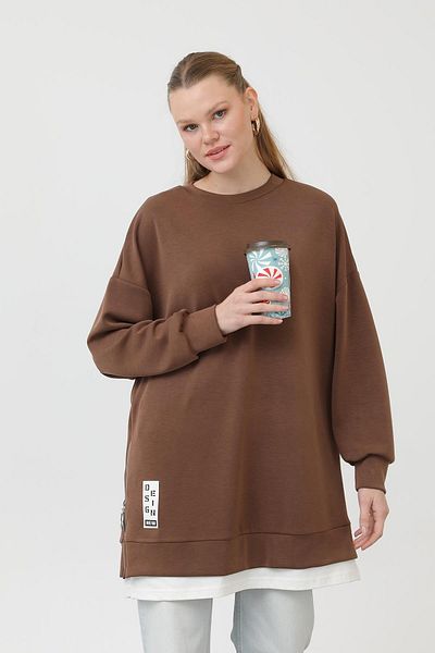 Loreen Tunic with Label Detail on the Front 10613