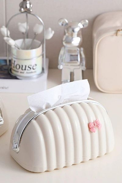 Mienda Home Κουτί χαρτοπετσέτας επιτραπέζιου υπολογιστή Κουτί αποθήκευσης χαρτοπετσέτας πάγκου Μπάνιο Τουαλέτα Κουζίνα