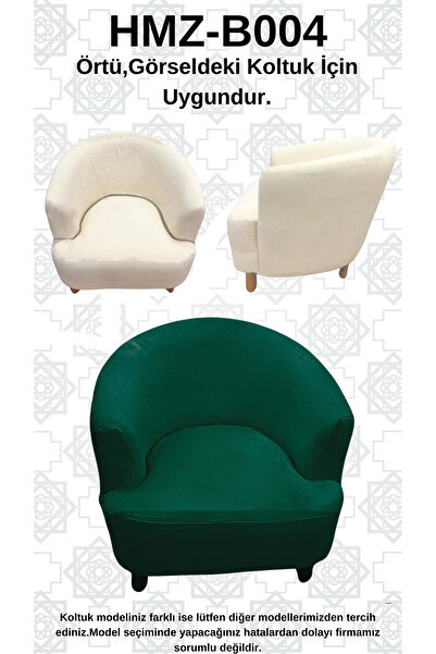 Akbal Home İtalyan Nubuk HMZ-B004 Kalıp Berjer Koltuk Örtüsü