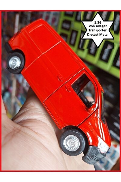 OYUNCAKSAHİLİ Volkswagen Transporter Panelvan Metal Diecast Minibüs Çekbırak ...