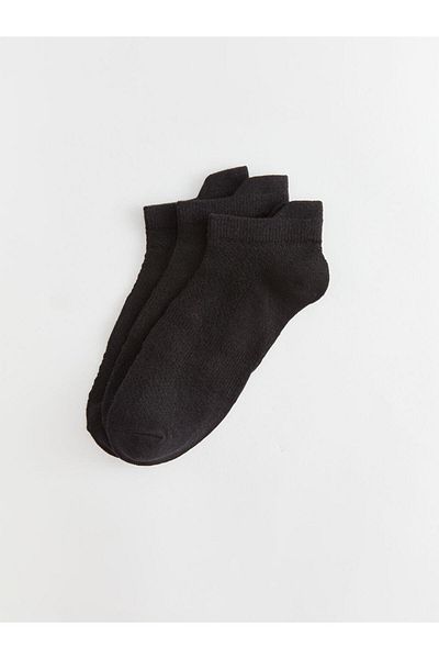 LC Waikiki Women's Plain Booties Socks 3 Pack (S4)
