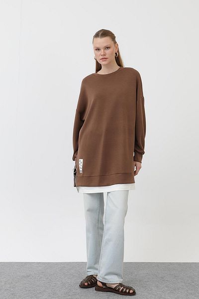 Loreen Tunic with Label Detail on the Front 10613