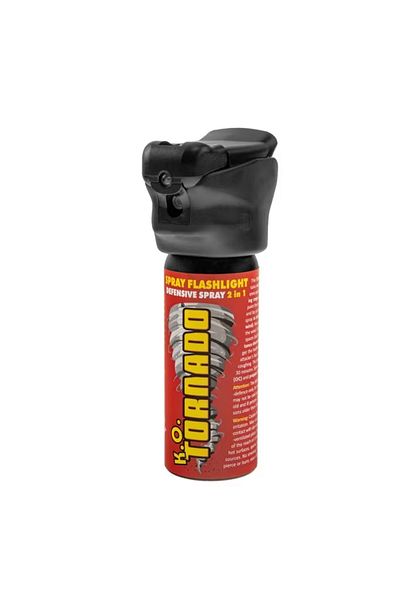 Depox Ideallstore® Pepper Spray, Tornado Ko, Led Flashlight, Jet, Self-defense, 50 ml