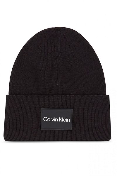 Calvin Klein Caciula Ck Fine Cotton Rib Beanie K50K510986
