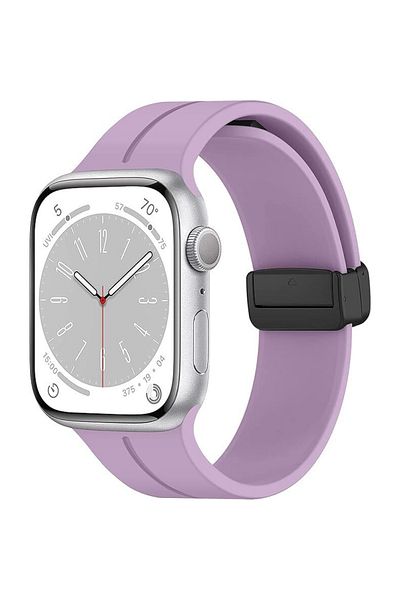 Generic Magnetic Sport Silicone Band for Smart Watch Ultra 49mm/45mm/44mm/42mm Watch Strap Series 9/8/7/6/5/