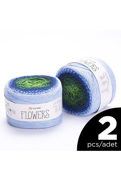 Yarnart Number 306 Ebrülini Flowers Pcs (2 Pcs)