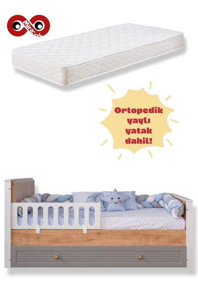 miracool Palermo Yavrulu Karyola / Ücretsiz Kurulum / Ortopedik Yaylı Yatak Dahil