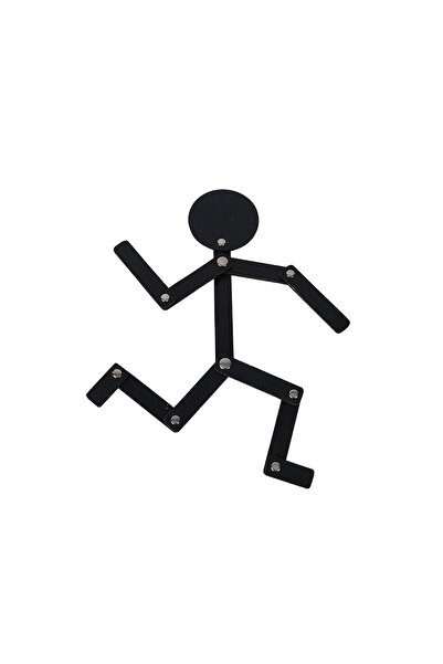 EspriToys Çöp Adam Memo Siyah 3D Çöp Adam Figürü - Eğitici Oyuncak