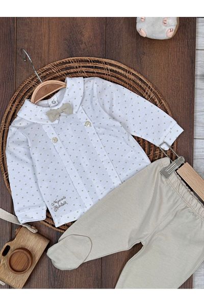 Kids Kingdom Seasonal Polka Dot Bow Tie Baby Boy Suit