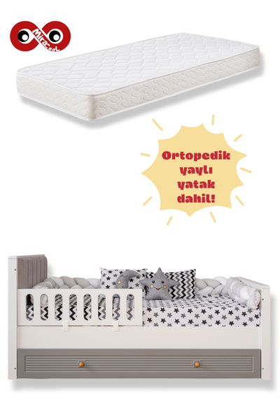 miracool Tokyo Yavrulu Karyola / Ortopedik Yaylı Yatak Dahil