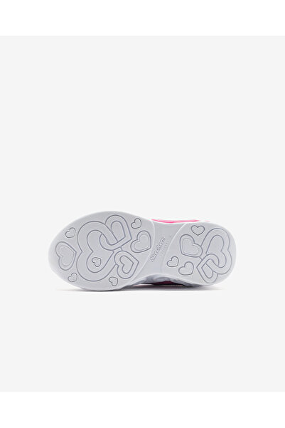 SKECHERS Infınıte Heart Lıghts - Eternal Shımmer Küçük Kız Çocuk Mor Işıklı Spor Ayakkabı 303755n Lvmt