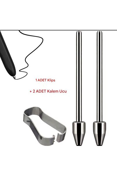 gökmer SAMSUNNG GALAXY S PEN Kalemleri İle Uyumlu TİTANYUM KALEM UCU 2 ADET M...