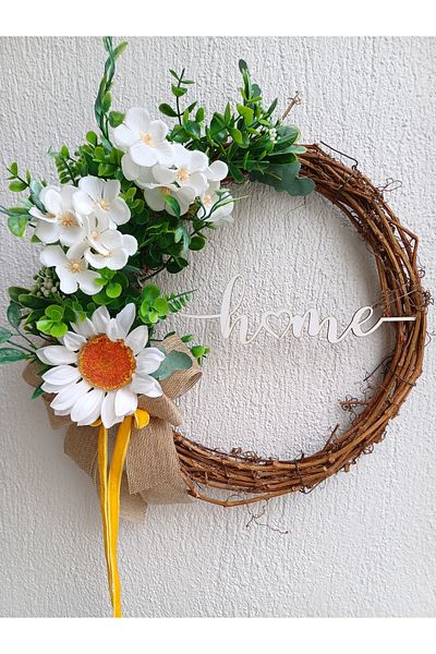Okaliptus Tasarım Sunflower Door Garland Door Ornament Home Gift
