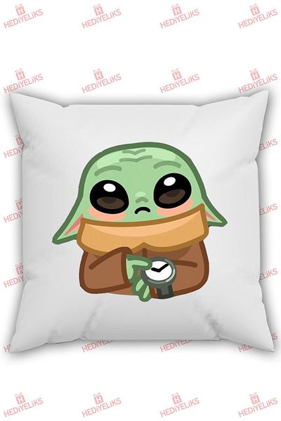 HEDİYELİKS Grogu Star Wars Baby Yoda Sleeping Gift Pillow