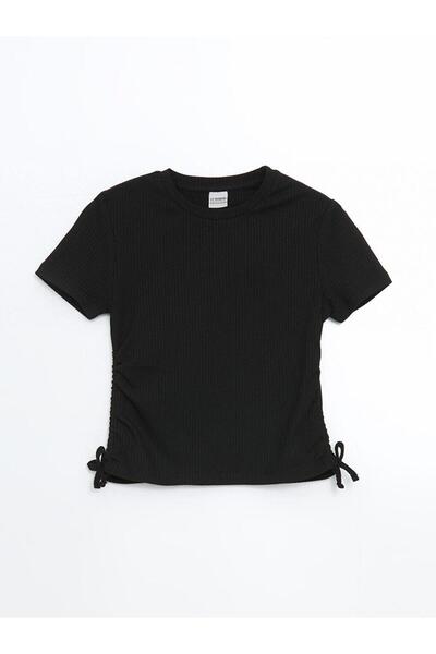 LC Waikiki LCW Kids Crew Neck για κορίτσια Crop T-shirt