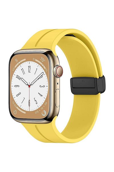 Generic Magnetic Sport Silicone Band for Smart Watch Ultra 49mm/45mm/44mm/42mm Watch Strap Series 9/8/7/6/5/