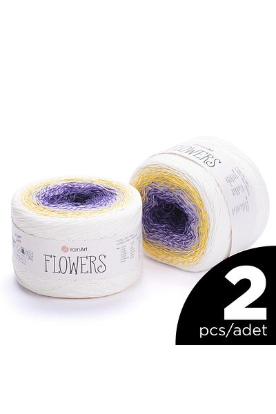 Yarnart Flowers - Ebruli - 307 - 2 Pieces