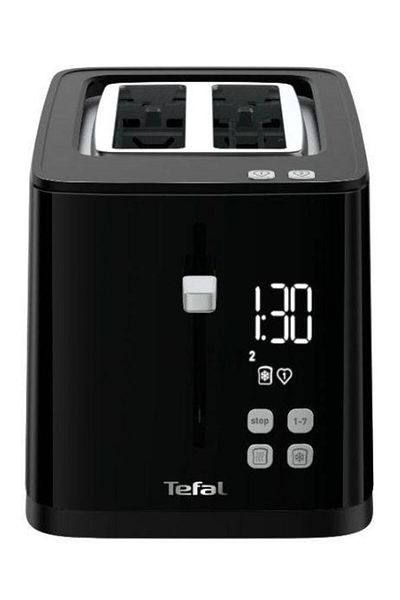 TEFAL Prajitor de paine Tefal TT640810, 850 W, 7 niveluri de rumenire, ecran digital, 3 functii dedicate