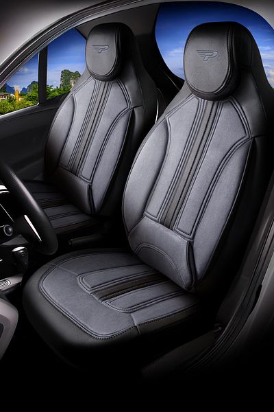 Panda Kılıf Lakos Fabric Compatible with Panda Smart Tools Automobile Seat Cover with Orthopedic Support - Front Two
