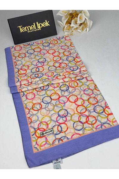 Siyane Patterned Cotton Fabric Shawl 75X190 cm