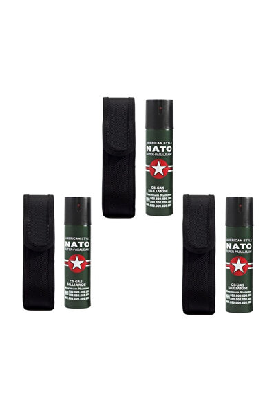 Depox Sada 3 paralyzérů NATO Defence, 110 ml, tryskový pohon, zelený, sáček s...