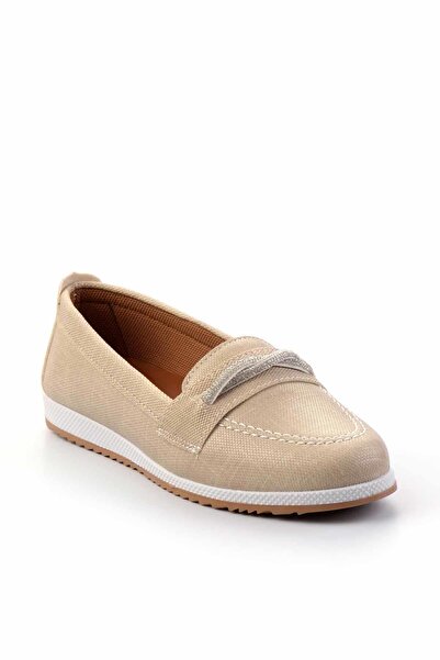 Bambi Vizon Kadın Loafer Ayakkabı K01621111109