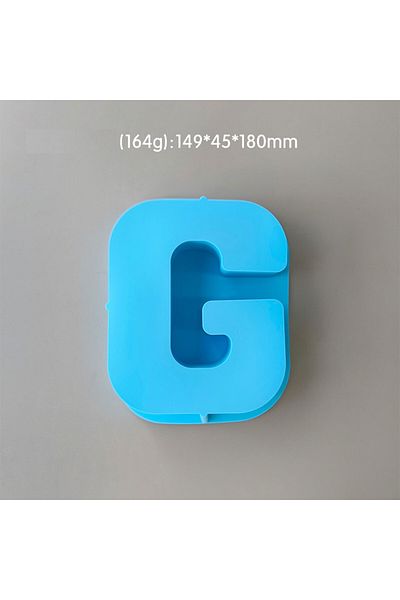 Generic Resin and soap silicone mold big letter G