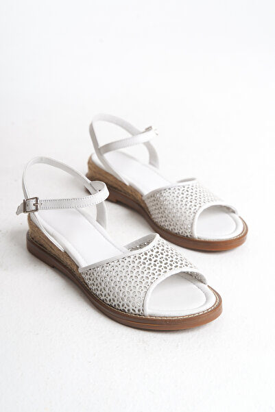 Elile Shoes Hakiki Deri 35 Numaradan 40-41-42-43-44 Numaraya Delikli Sandalet