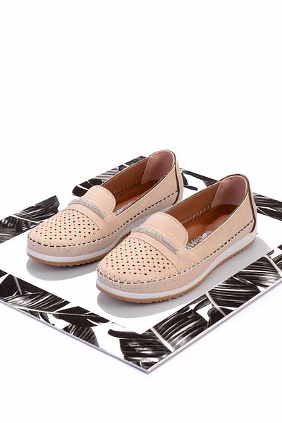 Bambi Beige Women's Ballerinas - K01621724009 Model