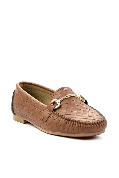 Bambi Taba Kadın Loafer Ayakkabı K01542030710