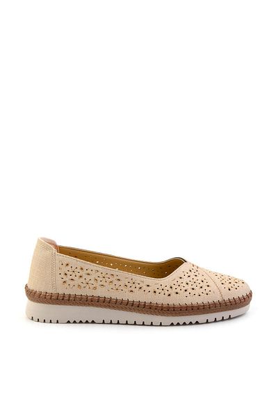 Bambi Beige Women's Casual Shoes K 01536193509