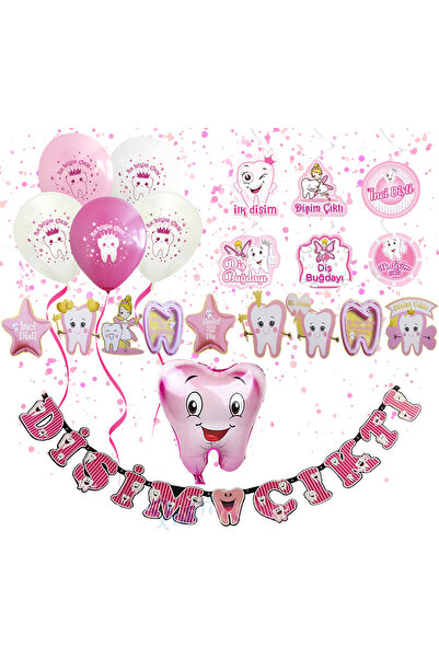 Partimarka Diş Buğdayı Konsepti Kız Parti Seti