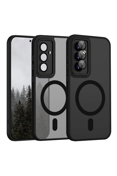 m.tk moveteck Samsung Galaxy A36 Kılıf Mat Magsafe Şarj Özellikli Darbe Önley...