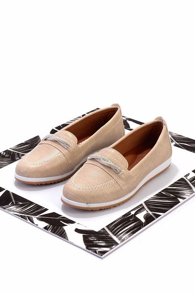 Bambi Γυναικεία Loafer Παπούτσια Mink K 01621111109